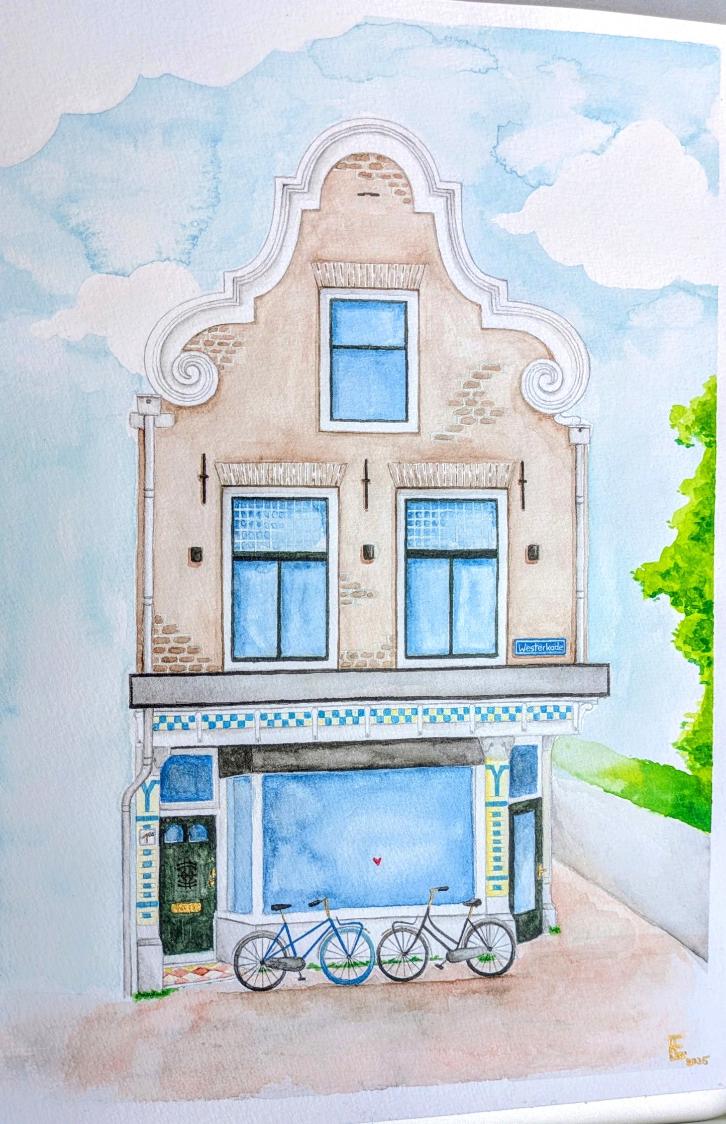 Commissioned painting